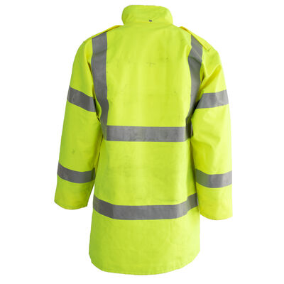 British Hi-Vis Police Rain Jacket | No Hood - Small, , large